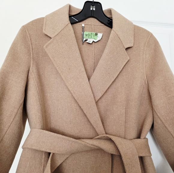 Banana Republic Belted Wool Coat With Pockets, XS - Picture 4 of 16